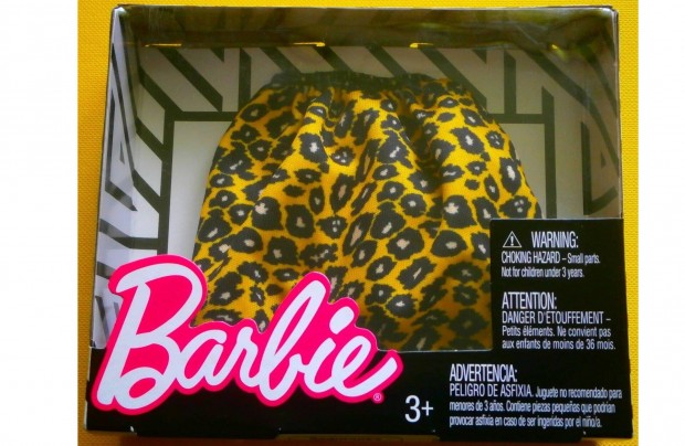 Barbie kiegsztk: leoprd mints szoknya flron - j, bontatlan