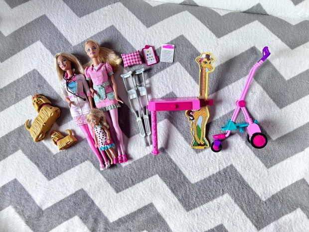 Barbie mattel baba orvos szett