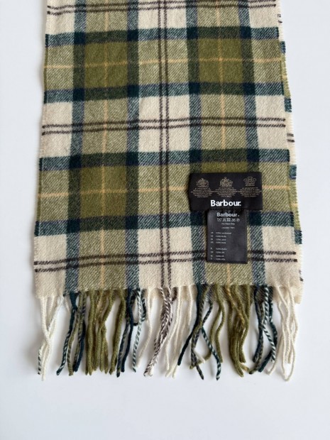 Barbour Classic Tartan zld gyapj sl vadsz utcai