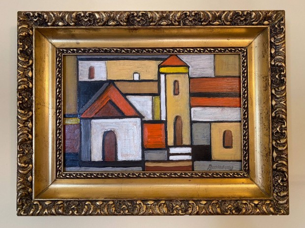 Barcsay Jenő, "Szentendre 70" festmény eladó