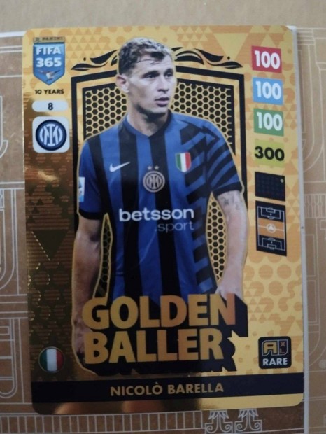 Barella Internazionale FIFA 365 2025 Golden Baller Top Master krtya