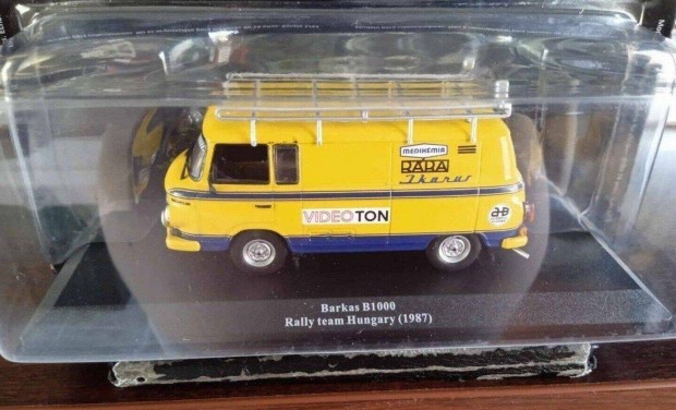 Barkas B1000 Rally Team Hungary kisauto modell 1/43 Elad