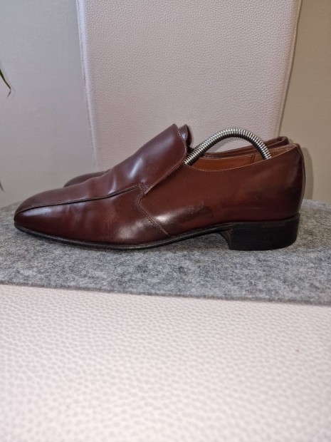 Barker bőr férfi loafer mokaszin bebújós cipő 41