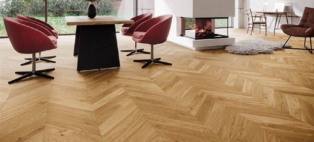 Barlinek Light Oak Chevron vilgos tlgy eredeti fa