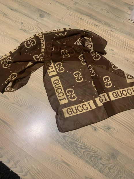 Barna :/beige Gucci stilus selyem sl / stla jszer