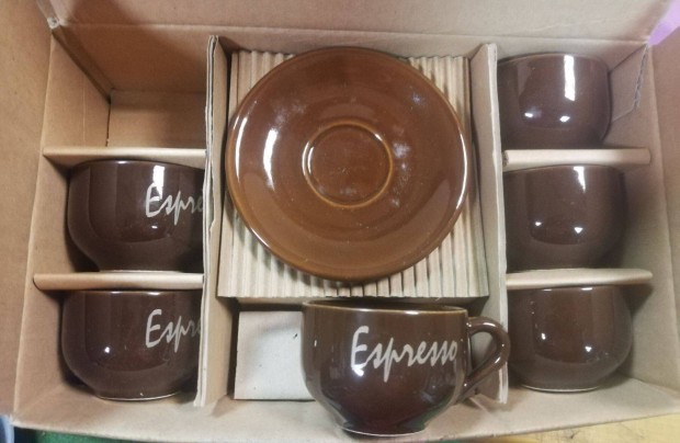 Barna, espresso kávés, kávé csésze 1000 forintért eladó