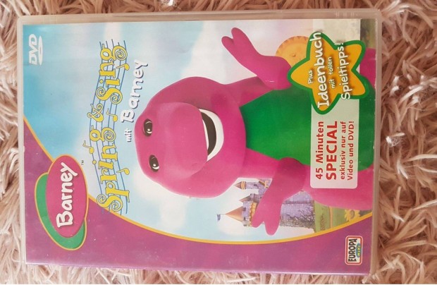 Barney DVD nmet nyelv gyerek dalok Spring & Sing mit Barney