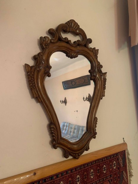 Barokk tükör 2 falikarral