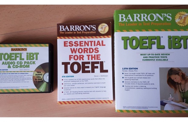 Barron's TOEFL IBT Superpack (2 knyv + CD)