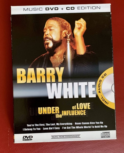 Barry White Under The Influence OF LOVE DVD + CD egyben.