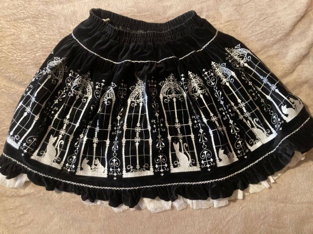 Brsony anyag lolita szoknya (nincs mretezse/Free size)