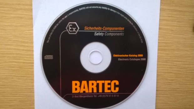 Bartec elektronika katalgus 2000-es CD-n , nmet nyelv