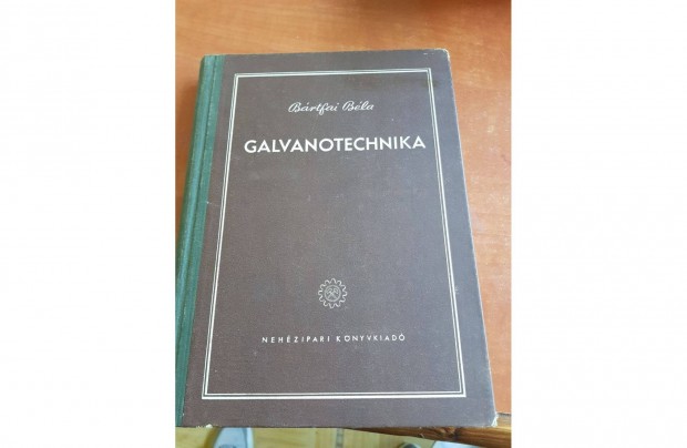 Brtfai Bla: Galvanotechnika cm knyv (1954) elad