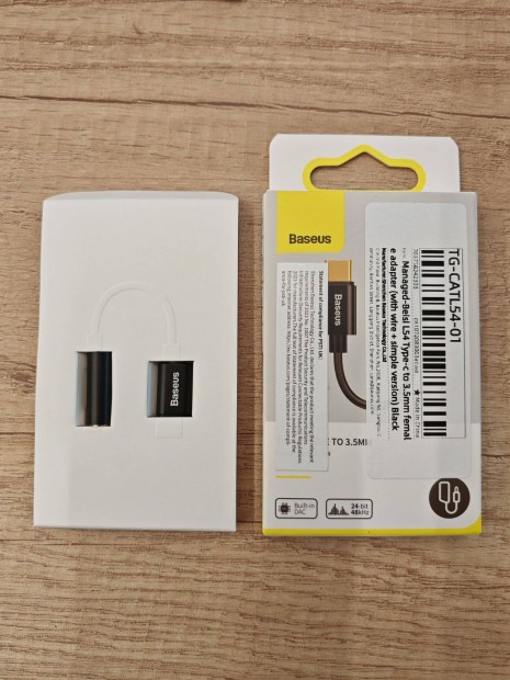 Baseus USB C-3.5 jack talakt adapter