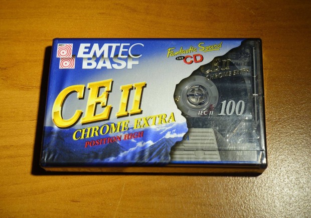 Basf Chrome Extra 100 bontatlan kazetta 1995 deck