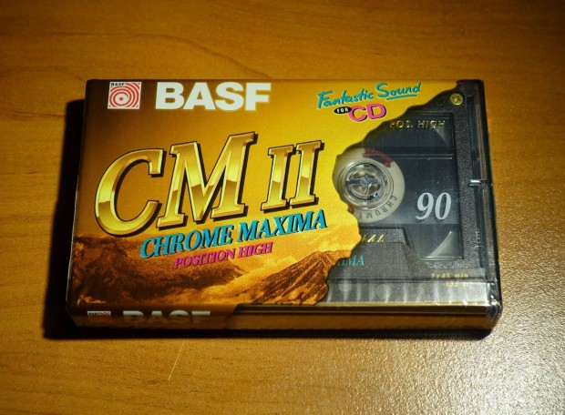 Basf Chrome Maxima 90 bontatlan kazetta 1995 deck