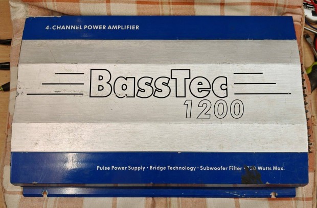 Basstec 1200 autós erősítő eladó