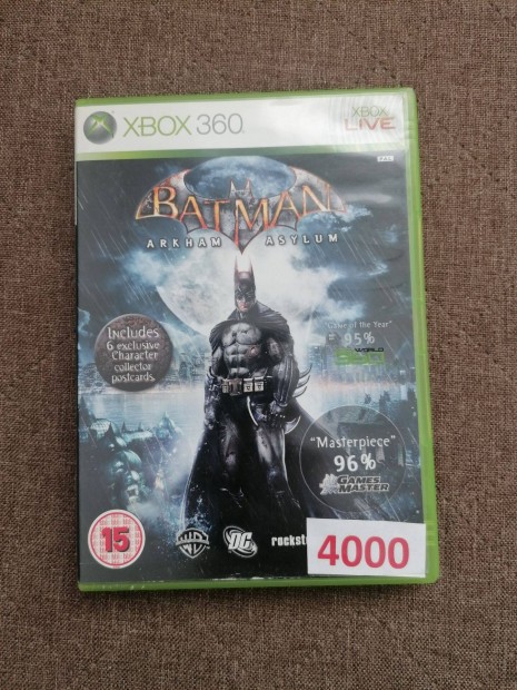 Batman Arkham Asylum Xbox 360 jtk elad!