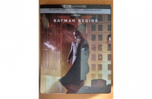 Batman: Kezddik! (Steelbook) bontatlan (4K Ultra HD + Blu-ray)