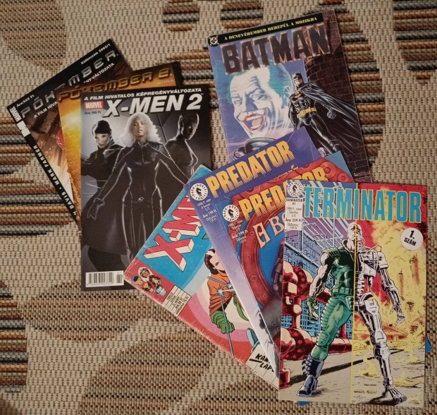 Batman, Pkember, X-Men, Spawn, Kocks s egyb kpregny