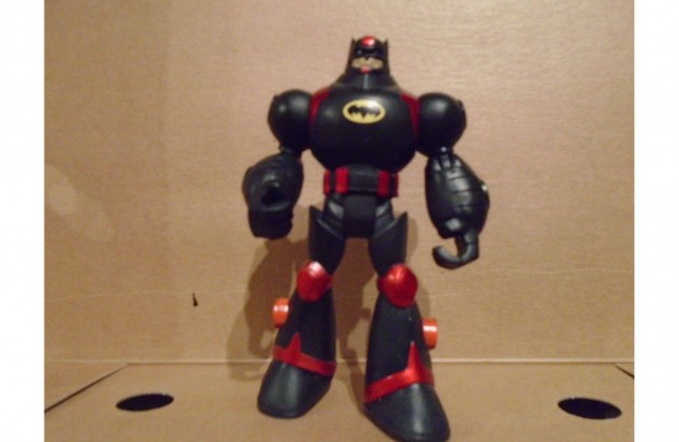 Batman figura - fekete-csillog piros - mozgathat keze-lba