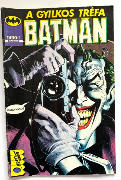 Batman kpregny: A gyilkos trfa c. magyarorszgi 1. megjelens 1990