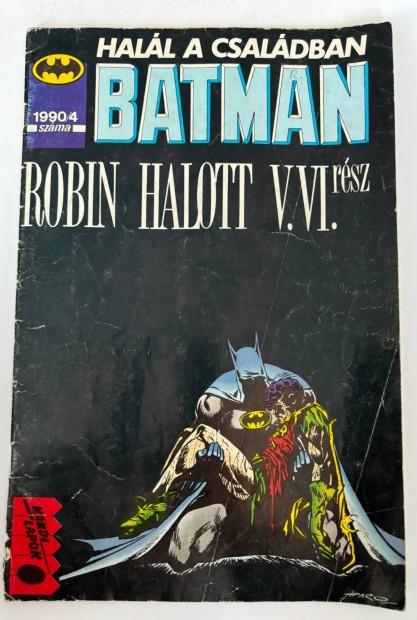 Batman kpregny: Hall a csaldban: Robin halott c., 1990. elad