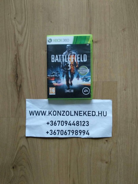Battlefield 3 Xbox One Kompatibilis eredeti Xbox 360 jtk