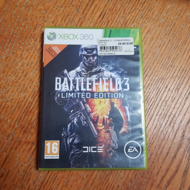 Battlefield 3 xbox 360
