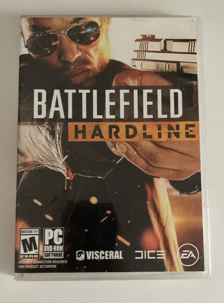 Battlefield Hardline -PC-5 CD Eredeti tokban, j llapotban,kddal