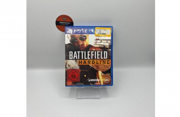 Battlefield Hardline - PS4 jtk, hasznlt