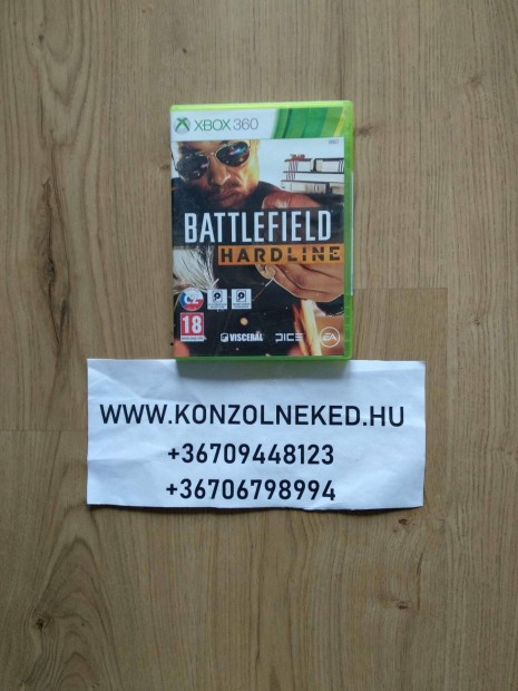Battlefield Hardline eredeti Xbox 360 jtk