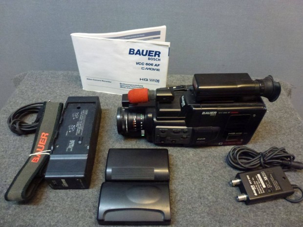 Bauer VHS-C kamera alkatrsznek