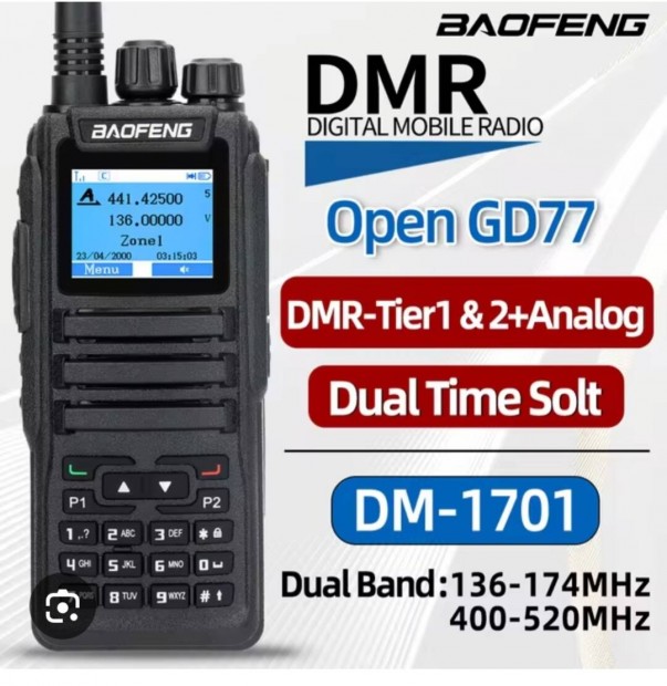 Baufeng DM 1701 urh rdi