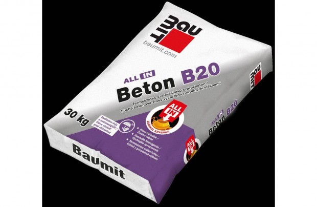 Baumit All in Beton szrazbeton 30 kg 2462 Ft/zsk