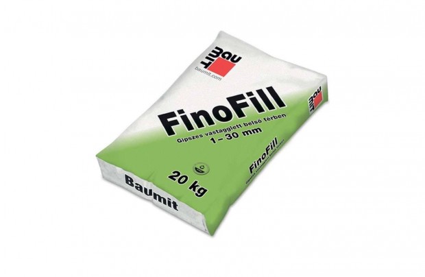 Baumit Finofill (1-30 mm) Gipszes glett 20 kg 7133 Ft/zsk