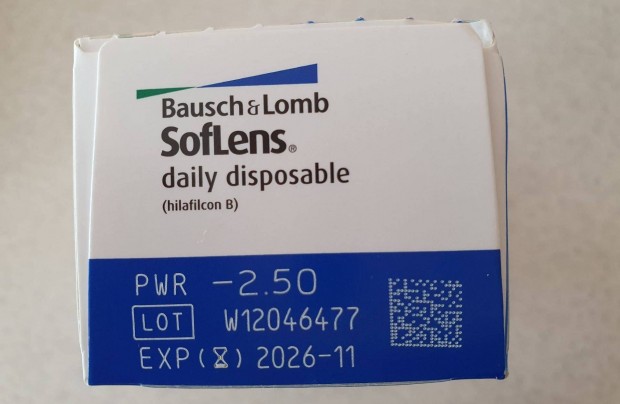 Bausch&Lomb kontakt lencse