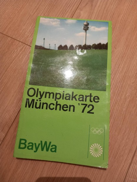 BayWa Olympiakarte Mnchen 1972 olimpia trkp