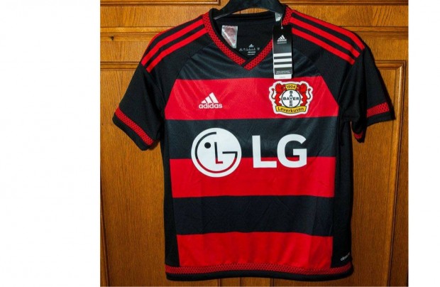 Bayer Leverkusen eredeti adidas gyerek mez (L, 164)