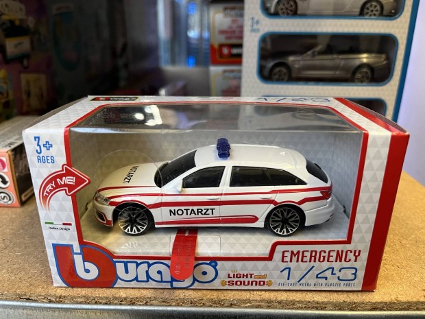 Bburago Audi A6 Avant nmet mentorvos 1/43 j