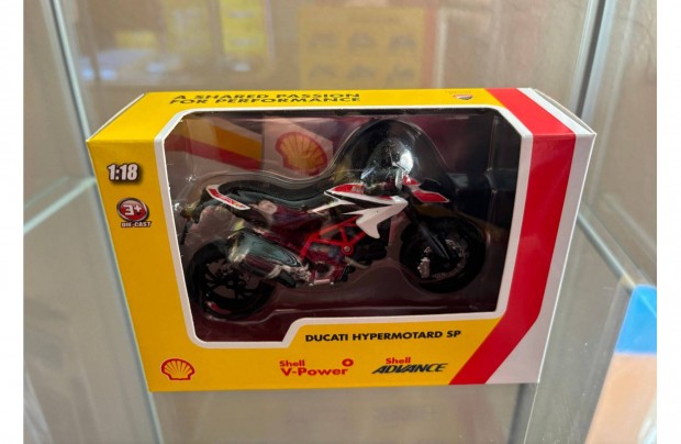 Bburago Burago Ducati Hypermotard SP 1:18 Shell V-Power