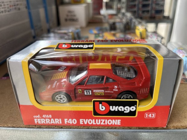 Bburago Ferrari F40 Evoluzione 1/43 Made in Italy