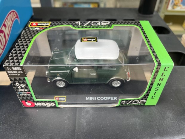 Bburago Mini Cooper zld 1/32 j