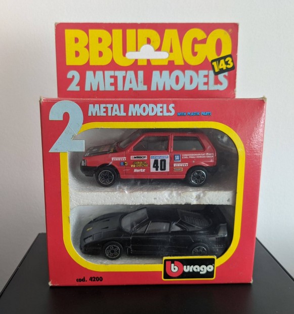 Bburago modellek - Fiat, Ferrari - 1992