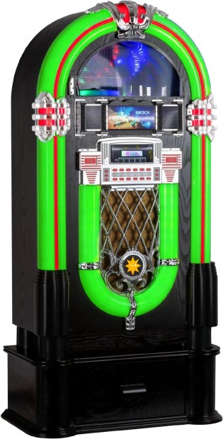 Beatfoxx Lacoon Golden Age Jukebox CD, USB, MP3, rádió és Bluetooth