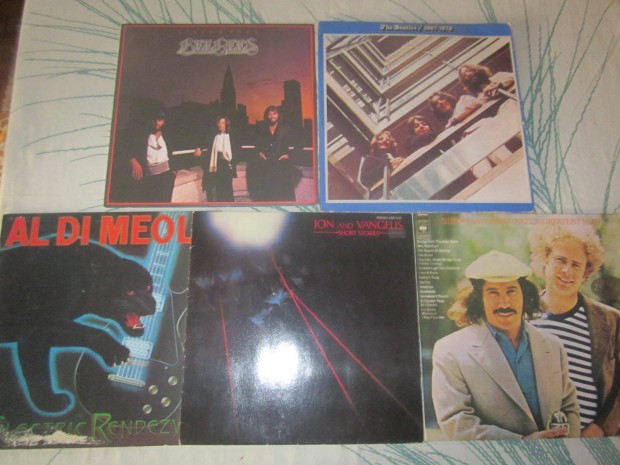 Beatles, Bee Gees, Al Dimeola, s egyb bakelitek