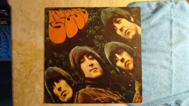 Beatles rubber soul bakelit lemez