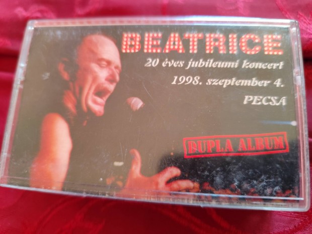 Beatrice 20 ves jubileumi koncert 1998. Dupla kazetta 