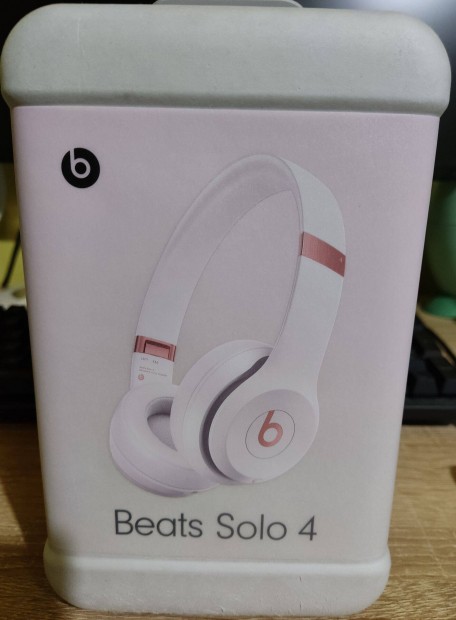 Beats Solo 4 wireless fejhallgat,felhrzsaszn,1 v gari (bontatlan)