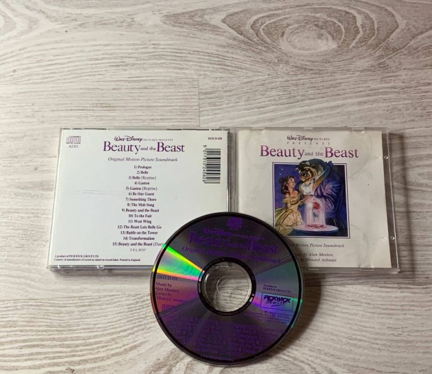Beauty and the Beast filmzene CD